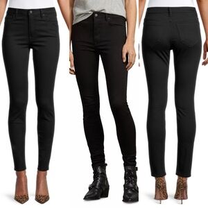ALL SAINTS Stilt High-Rise Skinny Jeans in Jet Black
